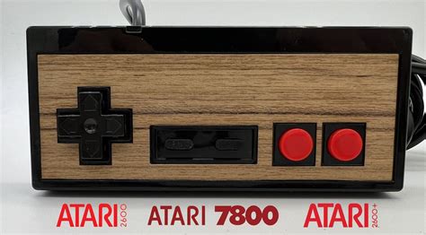 Atari 2600 7800 Controller 2600 Joystick Control Pad Gamepad Real Wood ...