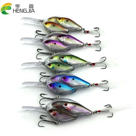 Hengjia 5pcs Lot Fishing Lure 97mm 17 1g Multi Fish Crank Biat