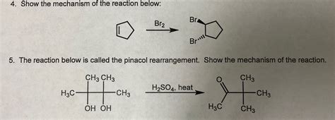 Solved Show The Mechanism Of The Reaction Below Br Br Chegg