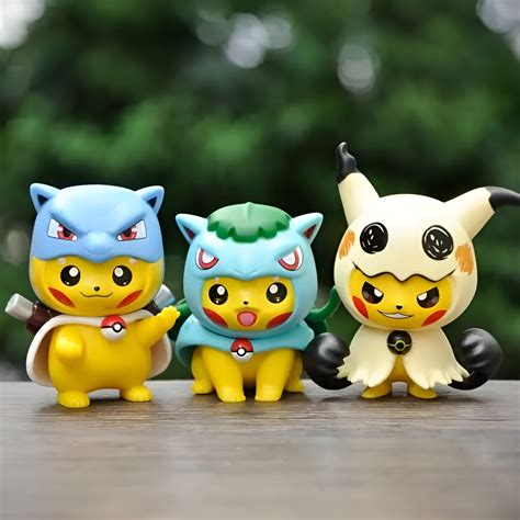 Pokemon Cosplay Pikachu Action Figure | Tinyminymo