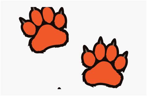 Large Tiger Paw Clipart