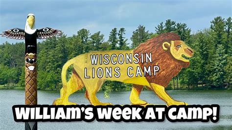 Wisconsin Lions Camp Williams Week At A Camp For The Blind Youtube