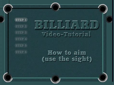 Billiard Tutorial