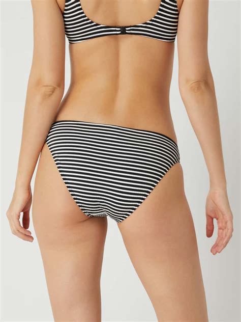 S Oliver Red Label Bikini Mit Streifenmuster Schwarz Online Kaufen