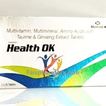 Health OK Multivitamin Mineral With Taurine Ginseng Tablets 10s