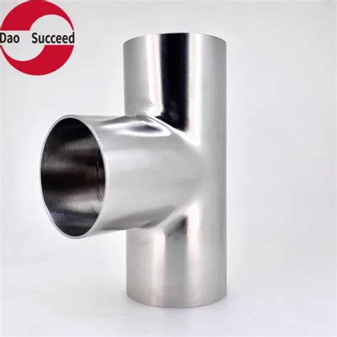 Dvgw Wras ISO9001 Stainless Steel Butt Weld Equal Tee Pipe Fittings