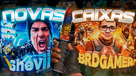 CHEGARAM DUAS CAIXAS NOVAS NO CSGO NET YouTube