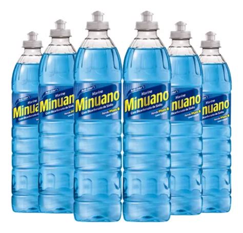 Kit 6 Detergente Lava Louças Minuano Marine 500ml MercadoLivre