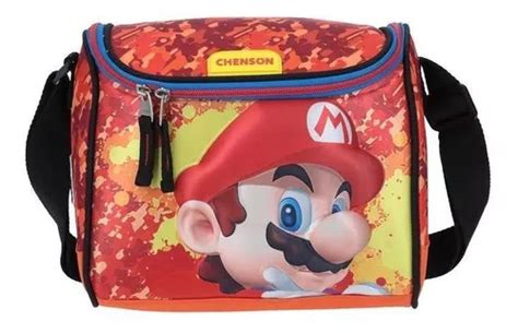 Lonchera Rojo Chenson Mario Bros T Rmica D Env O Gratis