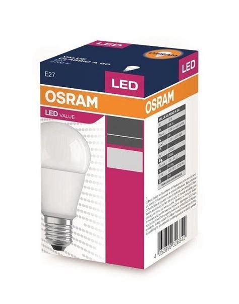 Osram 10 Adet E27 6500K Led Ampul 8 5W 806Lm