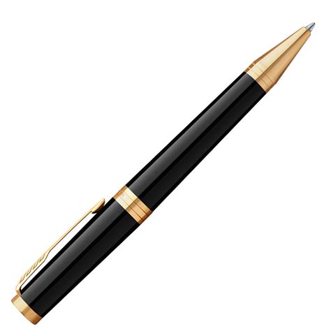 Parker Ingenuity Ballpoint Pen - Black Gold Trim | 2182008 | The Online ...