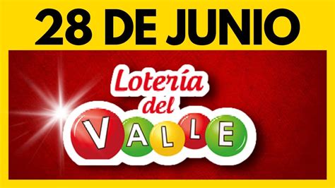 Resultado Loteria Del Valle Miercoles 28 De Junio De 2023 💰🚨 Youtube