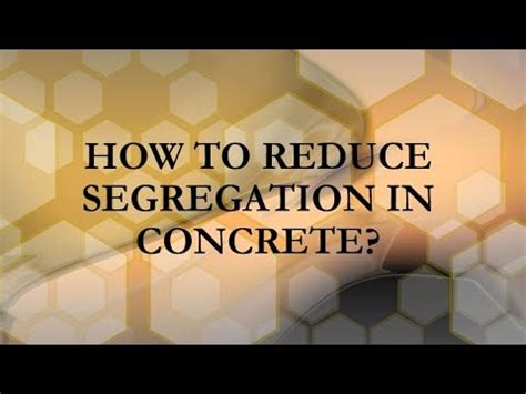 How To Reduce Segregation In Concrete YouTube