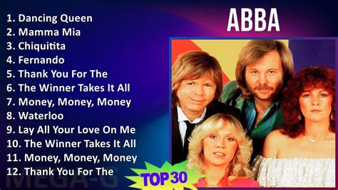 Abba Mix Best Songs Dancing Queen Mamma Mia Chiquitita