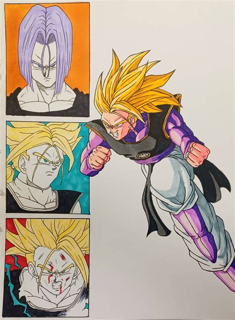 Dragon Ball Este Dise O Fan Del Trunks Del Futuro Te Har Desear Que