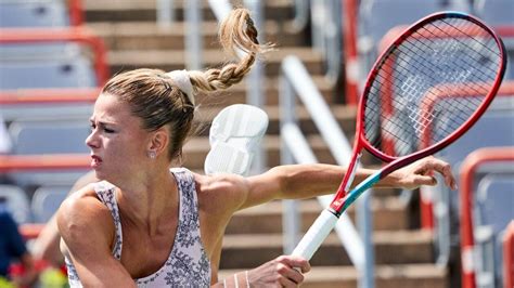 Tennis Montréal Camila Giorgi Simpose En Battant Pliskova