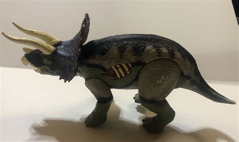 Jurassic Park 3 Re Ak A Tak Triceratops Dinosaur Figure Toy Hasbro 2000 Sound Ebay