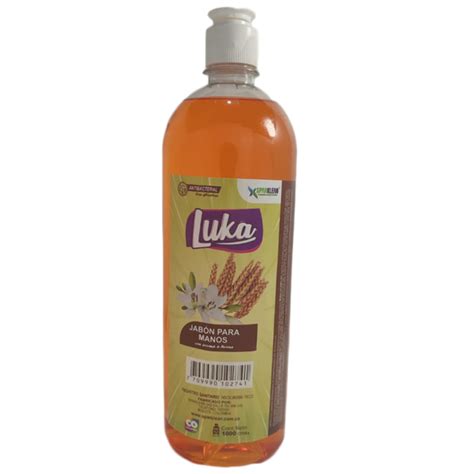 JABÓN DE MANOS ANTIBACTERIAL LUKA AVENA X 1000 ML Sparklean S A S