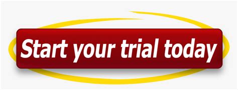 Free Trial Button - Start A Free Trial, HD Png Download - kindpng