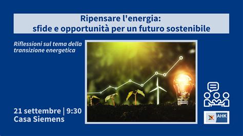 Ripensare Lenergia Sfide E Opportunità Per Un Futuro Sostenibile Eventboost