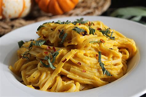 Creamy Vegan Butternut Squash Linguine With Fried Sage Fabweb