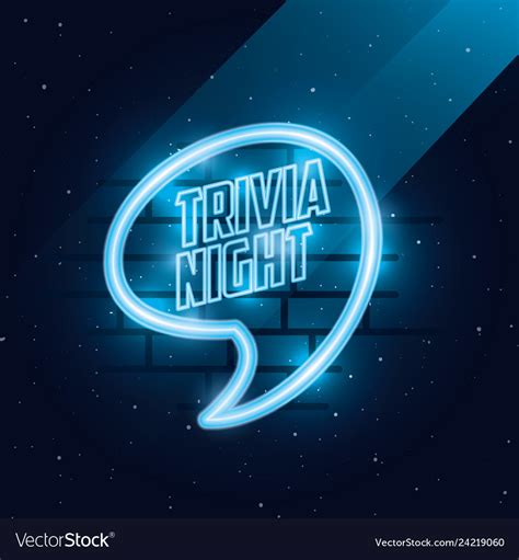 Trivia night design Royalty Free Vector Image - VectorStock