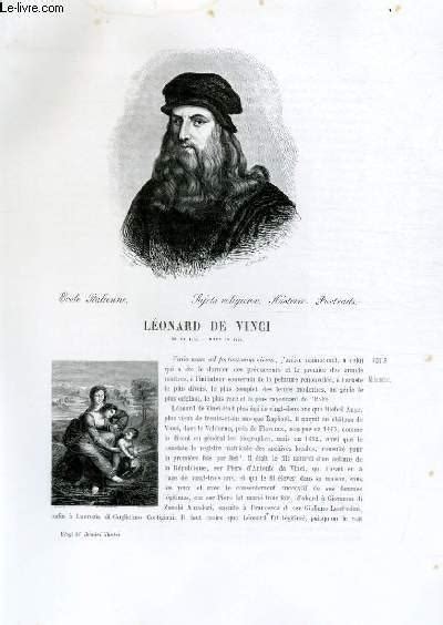 Biographie De L Onard De Vinci N En Mort En Ecole