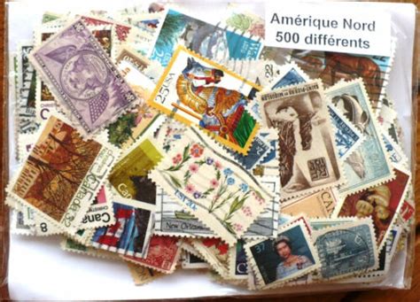 Amerique Du Nord Lot De Timbres Tous Diff Rents Neufs Et Oblit R S