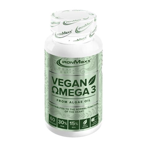 Ironmaxx Vegan Omega 3 60 Capsules