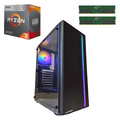 Pc Gamer Amd Ryzen 3 3200g Ssd 250gb Ram 2x8gb Gabinete Rgb