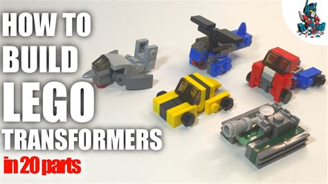 How To Build Transformers In Lego Car Truck Plane Helicopter Tank Lego Time Guide Youtube