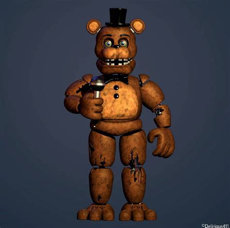 Withered Freddy In Freddys Pose By Delirious411 On Deviantart