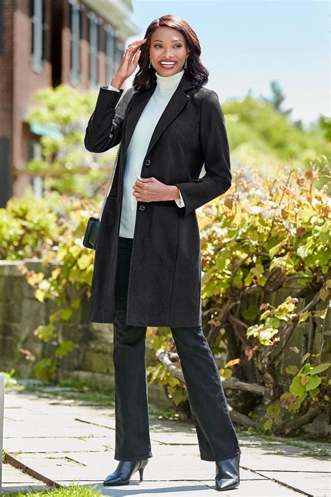 The Newbury 3 4 Length Wool Blend Coat Coat Wool Blend Coat Fashion