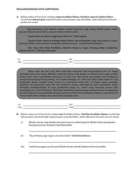 Pt3 Kesalahan Bahasa Kata Ganti Nama Diri Pdf