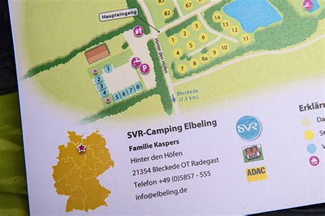 Kleine Campings Duitsland Kaart Kaart