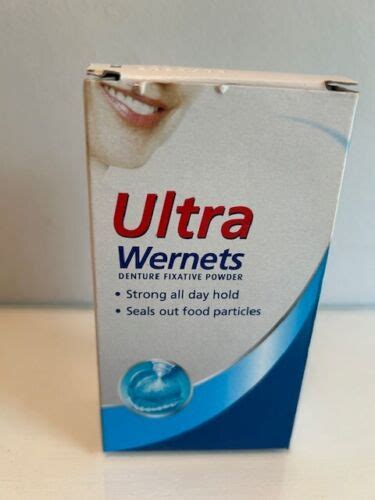 Wernets Ultra Denture Fixative Powder Ebay