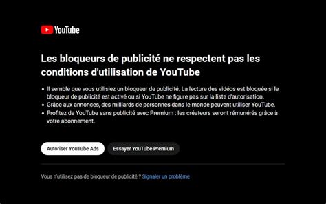 YouTube intensifie sa traque aux bloqueurs de publicités comment