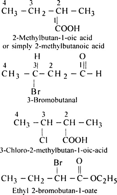 Discuss The Rules For Iupac Nomenclature Of Compounds Containing One Functional Group Multiple