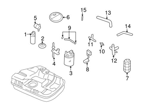 Fuel Pump Assembly Diagram 2003 Elantra Hyundai Elantra Pump