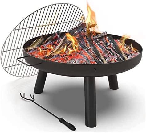 Bbq Toro Bol De Feu En Fonte Cm Brasero Avec Protection Contre