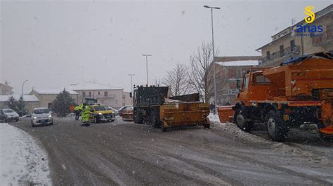 Sicilia Emergenza Neve Anas Interviene Nelle Aree Colpite Dal Sisma