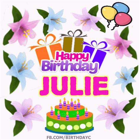 Happy Birthday JULIE images cakes - HBDAY.ART