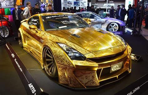 Photos: $1 million gold car unveiled in Automechanika Dubai ...