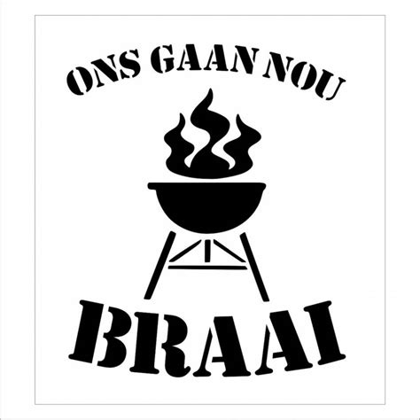 Nou Gaan Ons Braai Template Poster Template, Templates,, 49% OFF