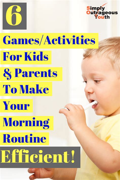 6 Gamesactivities For Kids And Parents To Make Your Morning Routine