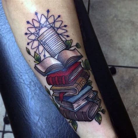 75 Book Tattoos For Men Reading Inspired Design Ideas