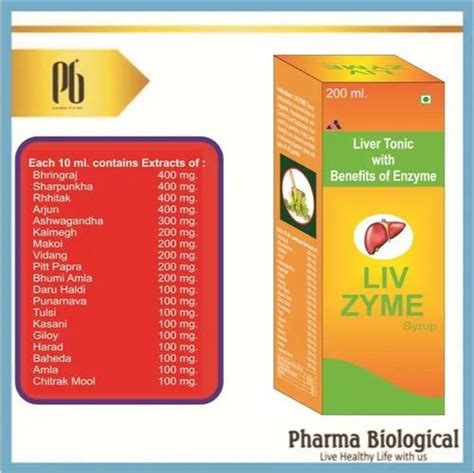 Digestive Enzyme Syrup Zymozyme Syrup Digestive Third Party