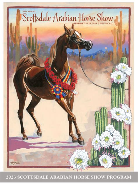 2023 Scottsdale Arabian Horse Show Program