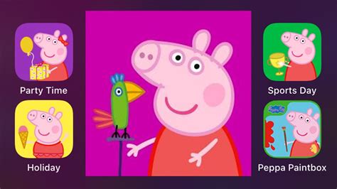 Peppa Pig Polly Parrot Educational Mobile Game App For IOS Android