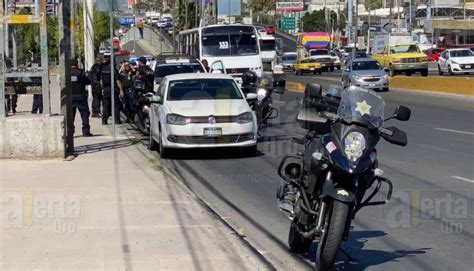 Capturan A 5 Tras Intensa Persecución En Avenida 5 De Febrero